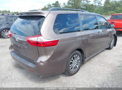 Lot #2976911523 2018 TOYOTA SIENNA XLE 8 PASSENGER