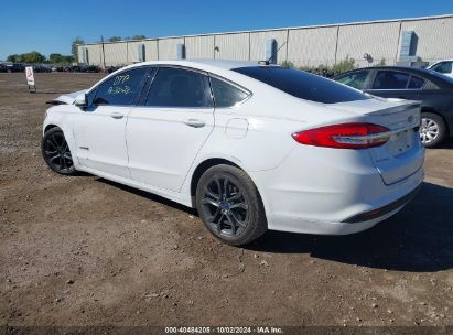 Lot #2997777320 2018 FORD FUSION HYBRID SE