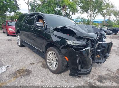 Lot #2992826219 2023 CADILLAC ESCALADE ESV 4WD PREMIUM LUXURY