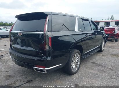 Lot #2992826219 2023 CADILLAC ESCALADE ESV 4WD PREMIUM LUXURY