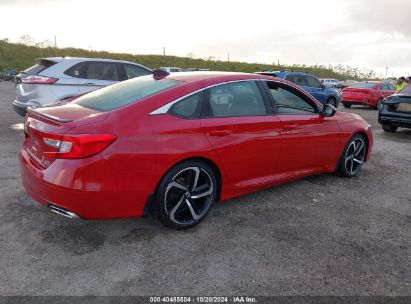 Lot #2992826210 2022 HONDA ACCORD SPORT 2.0T