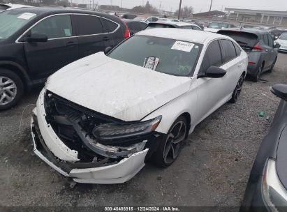 Lot #3035090953 2022 HONDA ACCORD SPORT