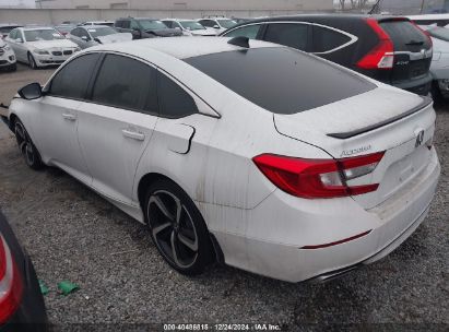 Lot #3035090953 2022 HONDA ACCORD SPORT