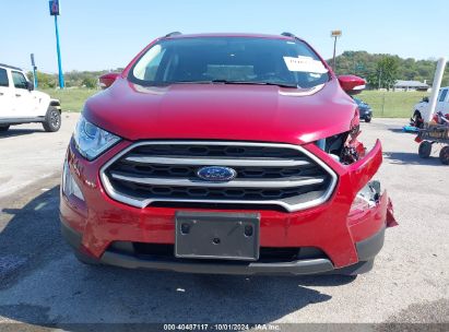 Lot #2994067892 2020 FORD ECOSPORT SE