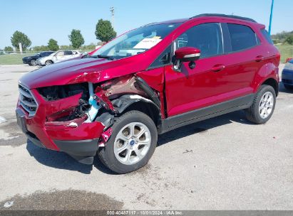 Lot #2994067892 2020 FORD ECOSPORT SE