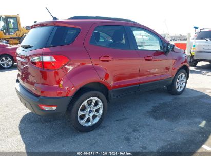 Lot #2994067892 2020 FORD ECOSPORT SE