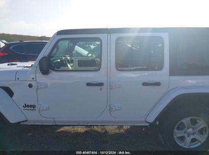 Lot #2992826134 2022 JEEP WRANGLER UNLIMITED SPORT S 4X4