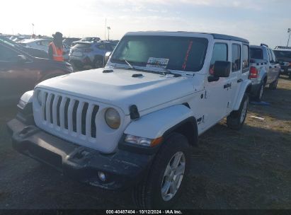 Lot #2992826134 2022 JEEP WRANGLER UNLIMITED SPORT S 4X4