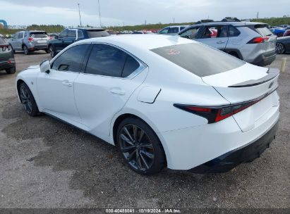 Lot #2992826087 2023 LEXUS IS 350 F SPORT