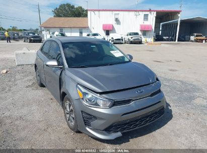 Lot #2994068117 2021 KIA RIO 5-DOOR S