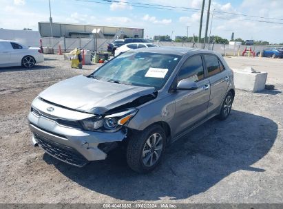 Lot #2994068117 2021 KIA RIO 5-DOOR S