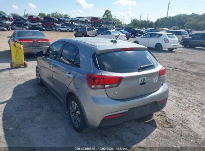 Lot #2994068117 2021 KIA RIO 5-DOOR S