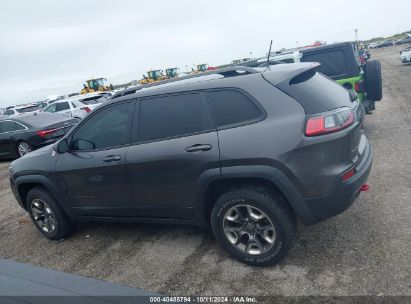 Lot #3052077205 2019 JEEP CHEROKEE TRAILHAWK 4X4