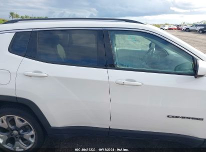 Lot #2994068118 2021 JEEP COMPASS LIMITED 4X4