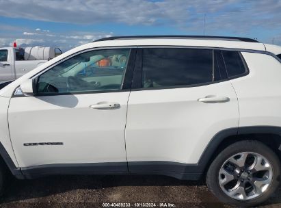 Lot #2994068118 2021 JEEP COMPASS LIMITED 4X4