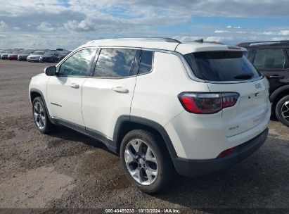 Lot #2994068118 2021 JEEP COMPASS LIMITED 4X4