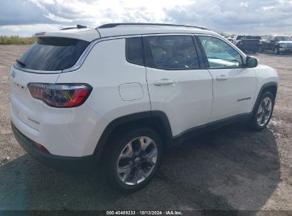 Lot #2994068118 2021 JEEP COMPASS LIMITED 4X4