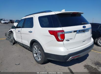 Lot #3031680899 2017 FORD EXPLORER LIMITED