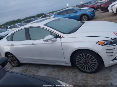 Lot #2992826630 2017 FORD FUSION TITANIUM