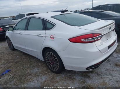 Lot #2992826630 2017 FORD FUSION TITANIUM