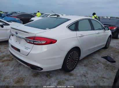 Lot #2992826630 2017 FORD FUSION TITANIUM