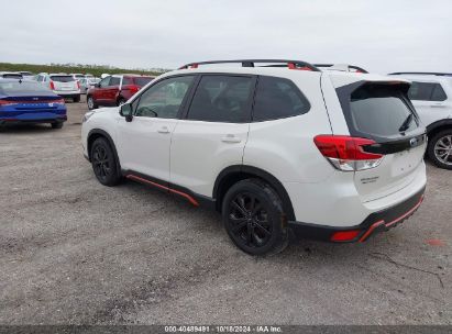 Lot #2992826627 2023 SUBARU FORESTER SPORT