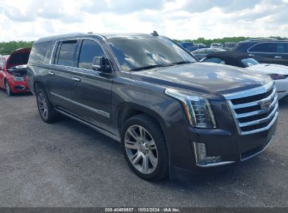 Lot #2992826609 2018 CADILLAC ESCALADE ESV PREMIUM LUXURY