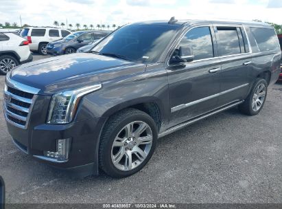 Lot #2992826609 2018 CADILLAC ESCALADE ESV PREMIUM LUXURY