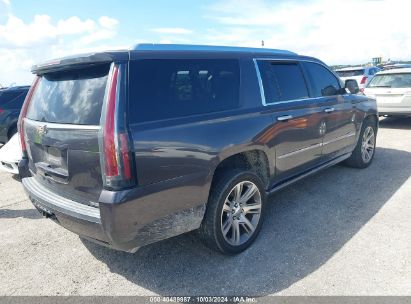 Lot #2992826609 2018 CADILLAC ESCALADE ESV PREMIUM LUXURY