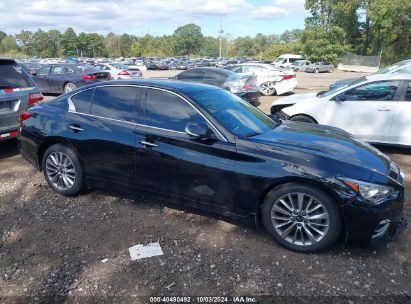 Lot #2997777240 2021 INFINITI Q50 LUXE AWD