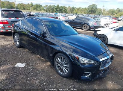 Lot #2997777240 2021 INFINITI Q50 LUXE AWD