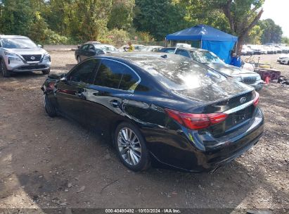 Lot #2997777240 2021 INFINITI Q50 LUXE AWD