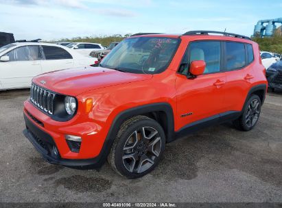 Lot #2992826568 2020 JEEP RENEGADE LATITUDE FWD