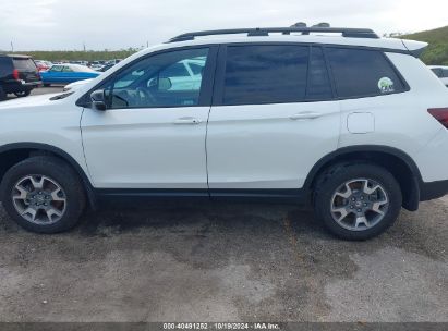 Lot #2992826562 2023 HONDA PASSPORT AWD TRAILSPORT