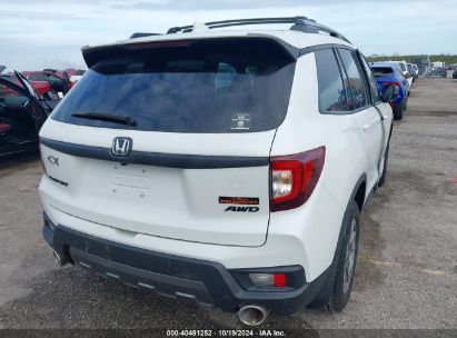 Lot #2992826562 2023 HONDA PASSPORT AWD TRAILSPORT