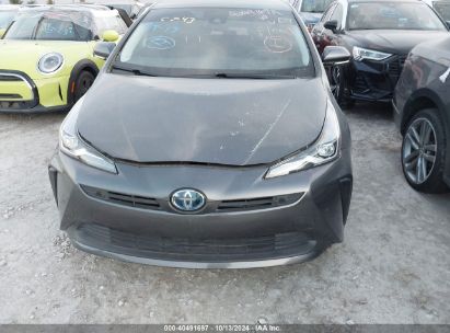 Lot #2992826508 2020 TOYOTA PRIUS XLE