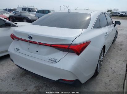 Lot #2992826465 2020 TOYOTA AVALON HYBRID LIMITED