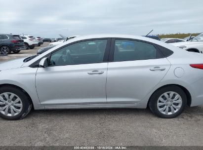 Lot #2992826228 2022 HYUNDAI ACCENT SE