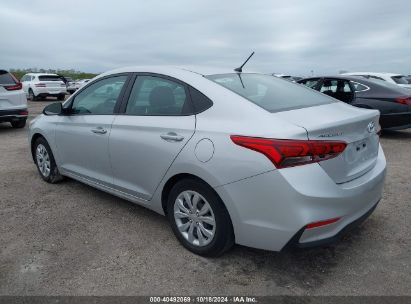 Lot #2992826228 2022 HYUNDAI ACCENT SE