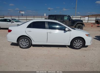 Lot #3035086596 2013 TOYOTA COROLLA LE