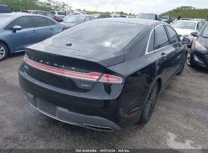 Lot #2992826199 2018 LINCOLN MKZ HYBRID RESERVE