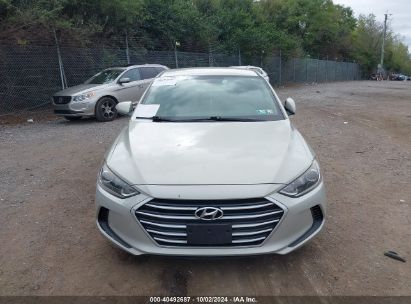 Lot #2996534357 2017 HYUNDAI ELANTRA SE