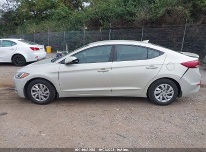 Lot #2996534357 2017 HYUNDAI ELANTRA SE