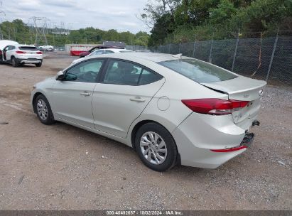 Lot #2996534357 2017 HYUNDAI ELANTRA SE