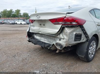 Lot #2996534357 2017 HYUNDAI ELANTRA SE