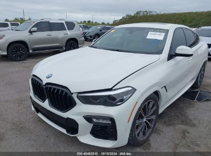 Lot #2992833882 2021 BMW X6 XDRIVE40I