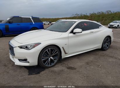 Lot #2992826176 2020 INFINITI Q60 LUXE