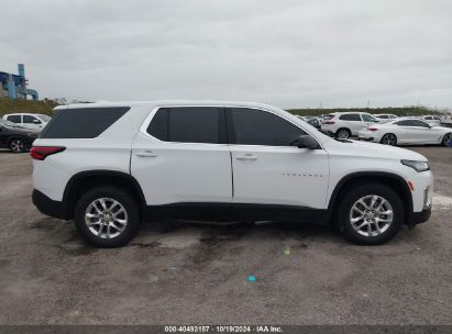 Lot #2992826174 2022 CHEVROLET TRAVERSE FWD LS