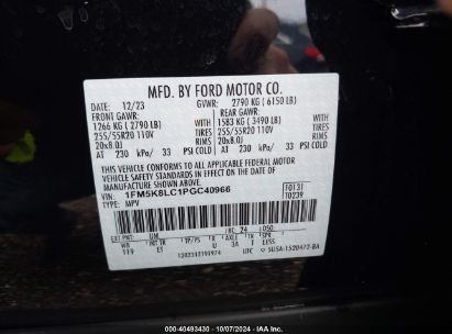 Lot #2992833879 2023 FORD EXPLORER KING RANCH