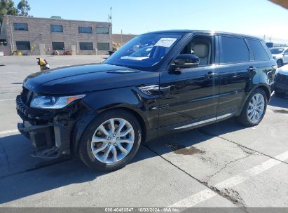 Lot #2992833166 2017 LAND ROVER RANGE ROVER SPORT 3.0L V6 SUPERCHARGED HSE